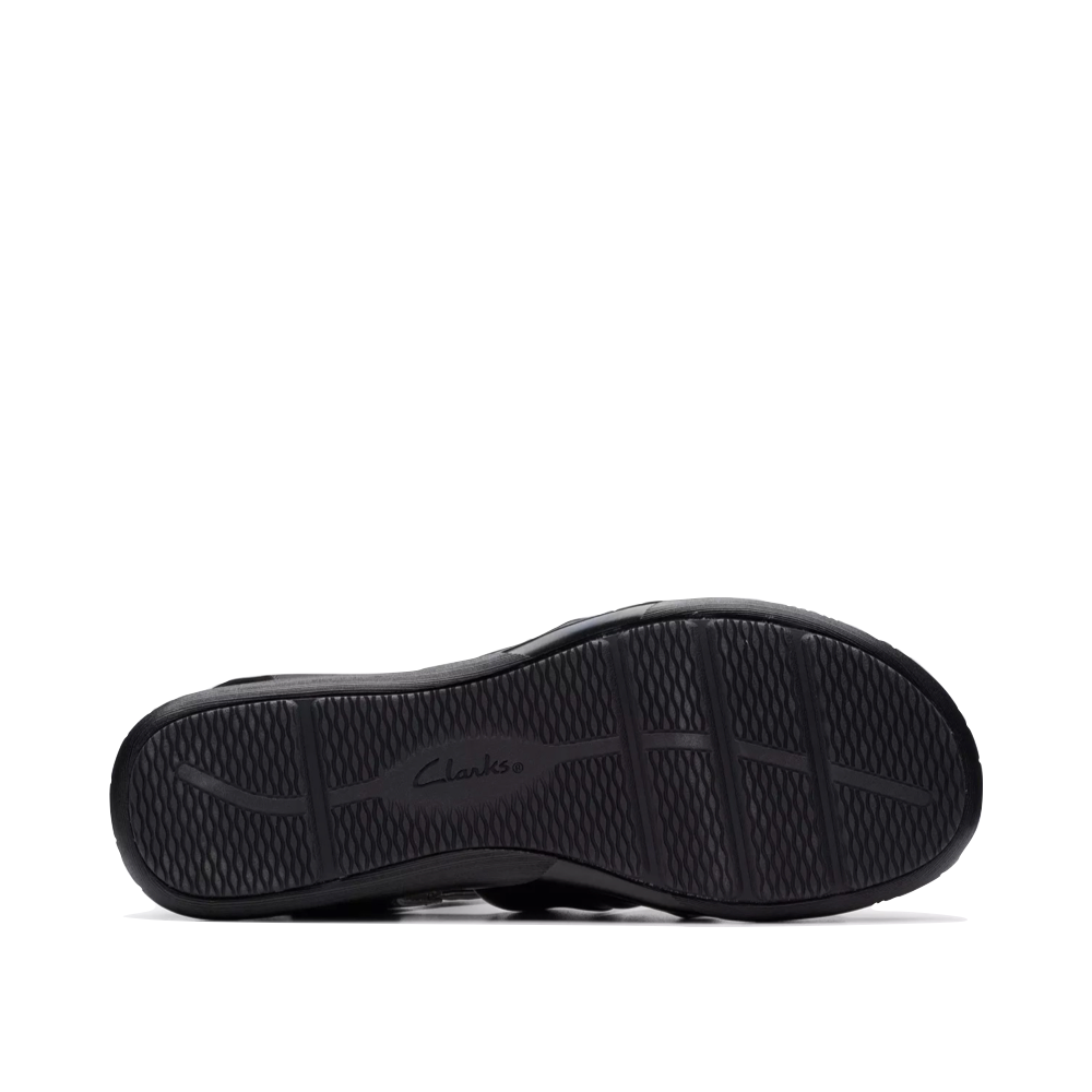 Bottom view of Clarks Kitly Ave Sandal for women.