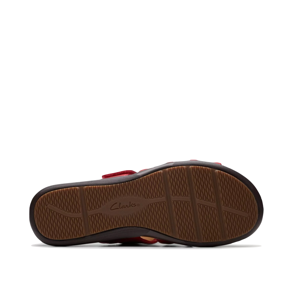 Bottom view of Clarks Kitly Slide Sandal for women.