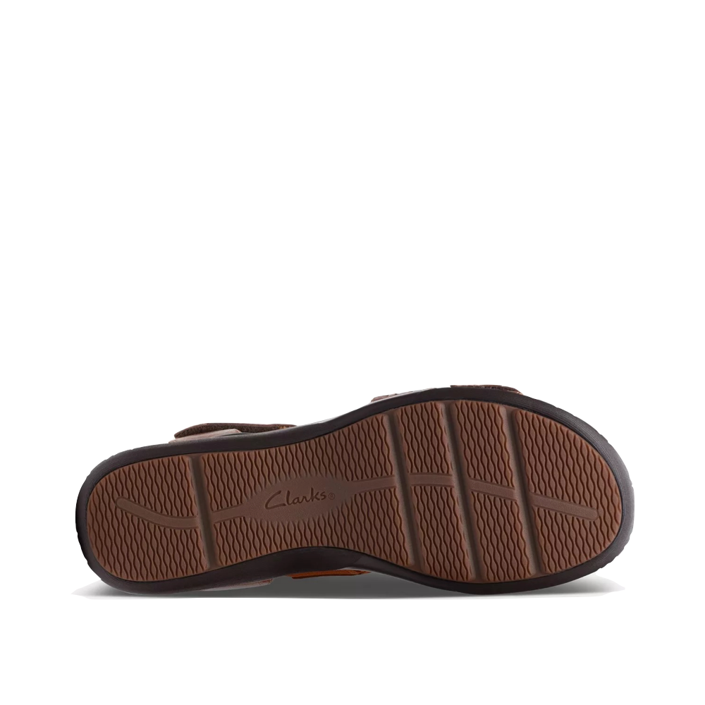 Bottom view of Clarks Kitty Way Strap Sandal for women.