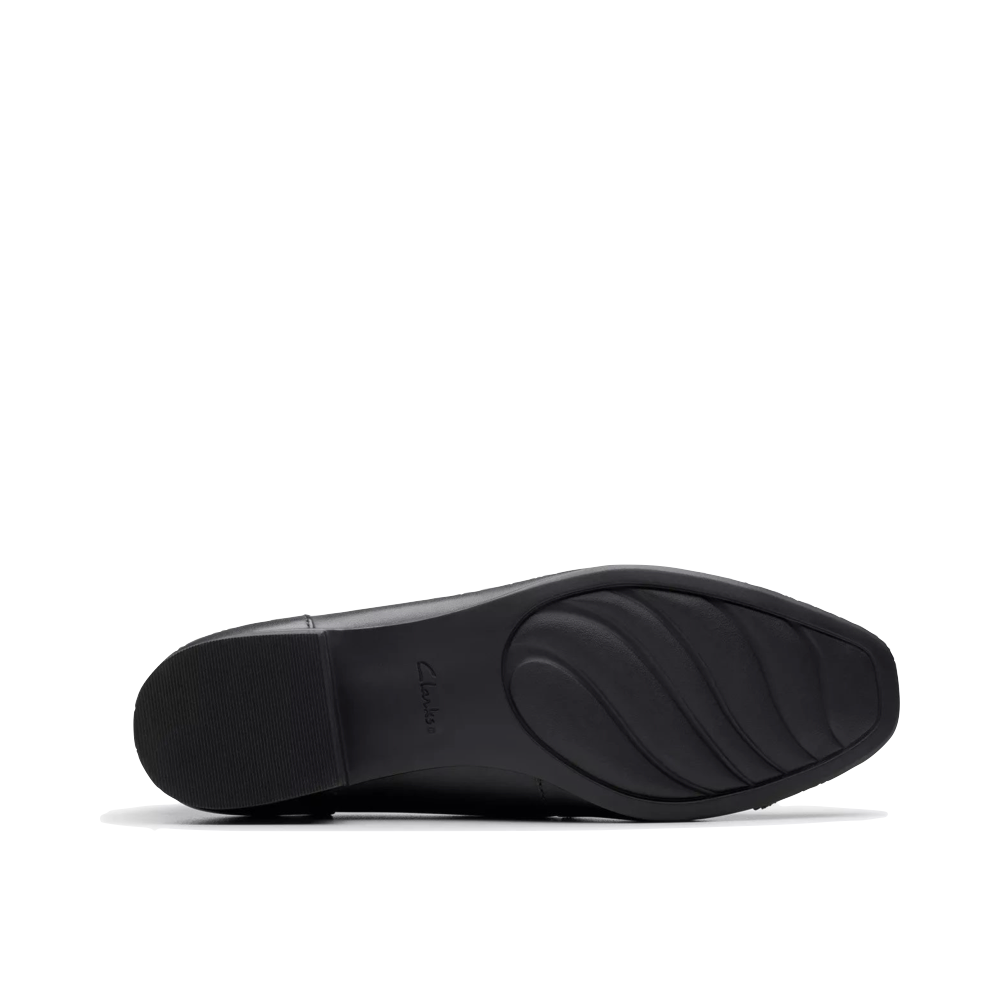 Bottom view of Clarks Krystine May Leather Pump for women.