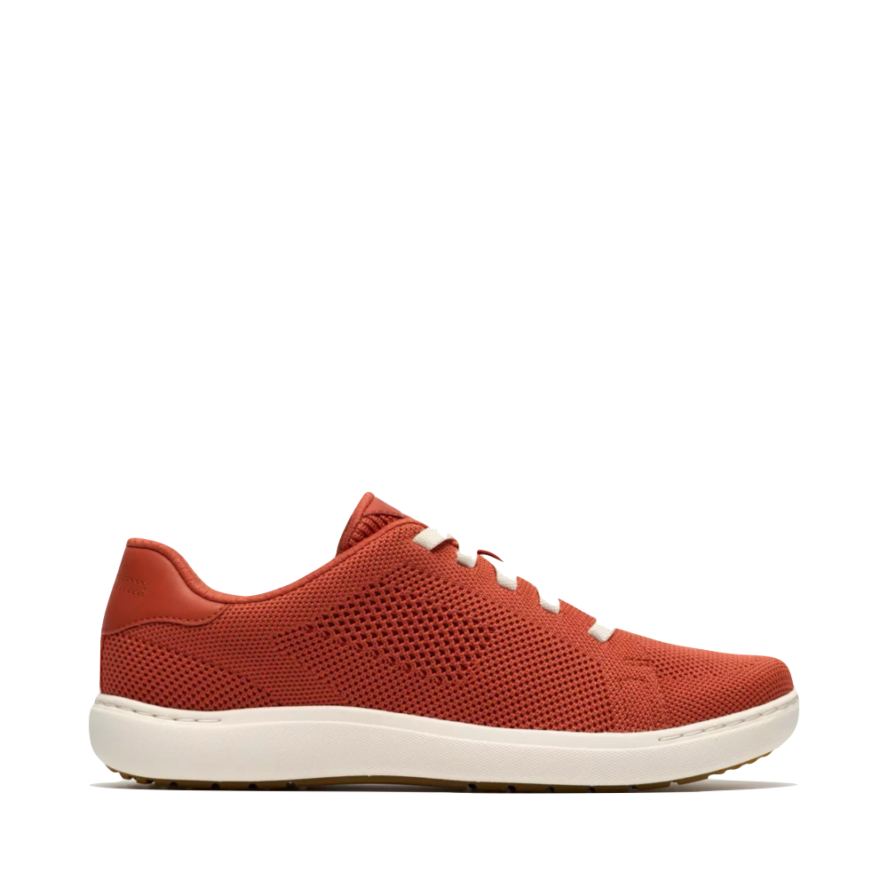 Side (right) view of Clarks Nalle Walk Knit Lace Sneaker for women.