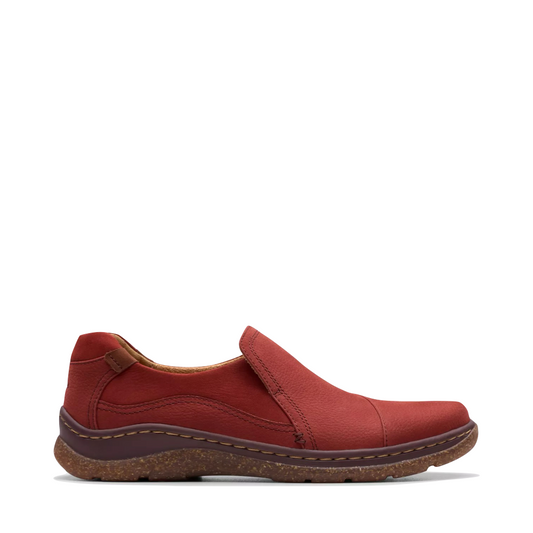 Side (right) view of Clarks Orlene Slip On for women.