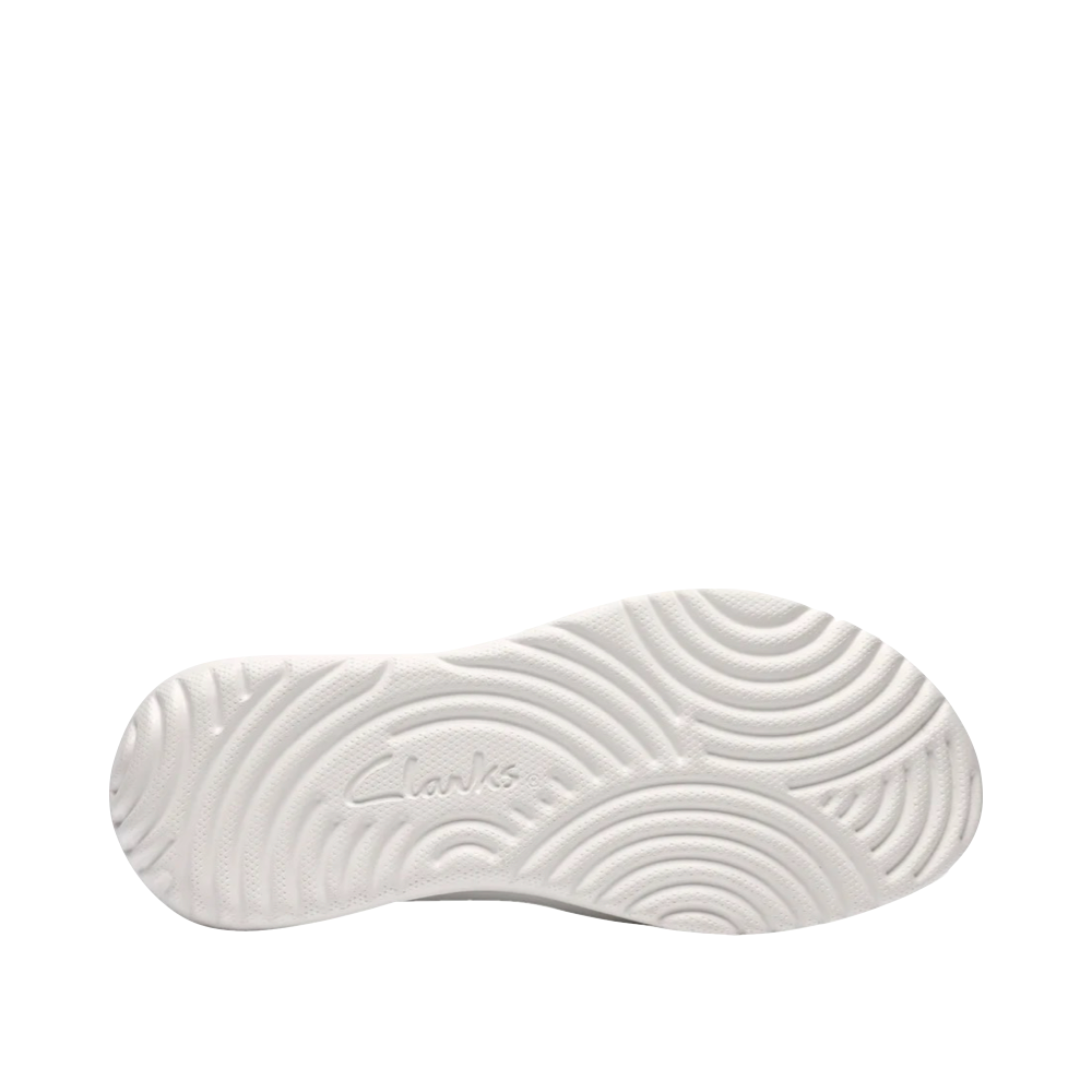 Bottom view of Clarks Solevana Style Lace Sneaker for women.