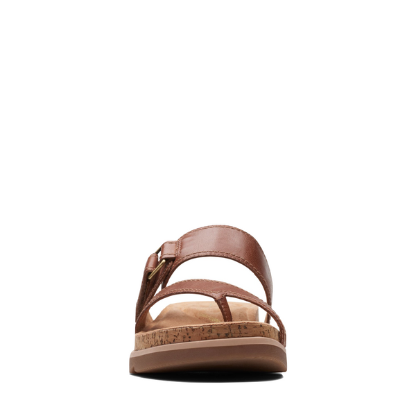 Clarks Women's Yacht Beach Thong Sandal (Tan)