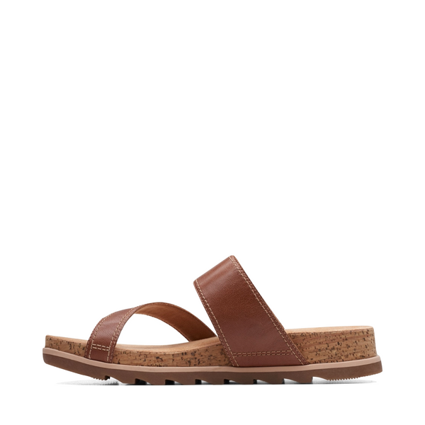 Clarks Women's Yacht Beach Thong Sandal (Tan)
