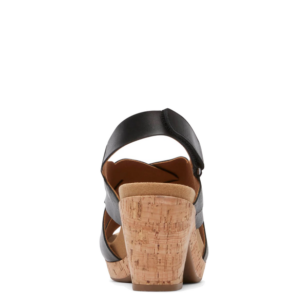 Cobb Hill by Rockport Women's Alleah Slingback Heeled Sandal in Black