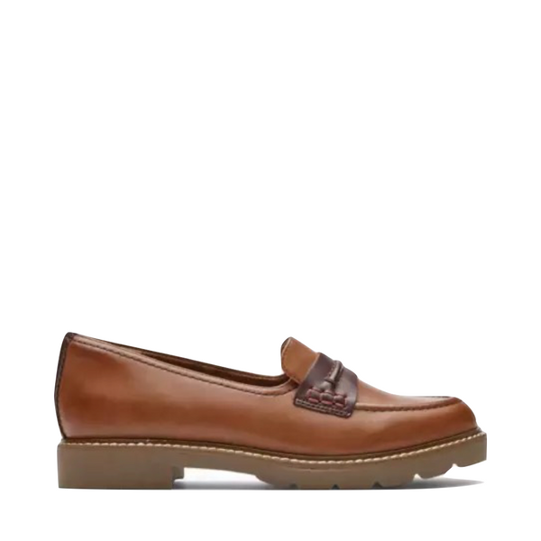 Cobb Hill by Rockport Women's Janney Leather Slip on Loafer (Toffee Tan)