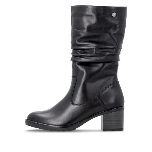 Remote Women's Sontje 79 Mid Heeled Side Zip Boot in Black