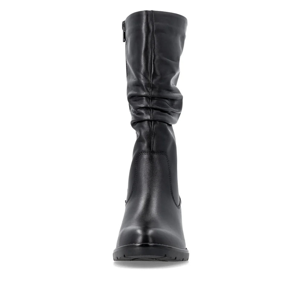 Remote Women's Sontje 79 Mid Heeled Side Zip Boot in Black