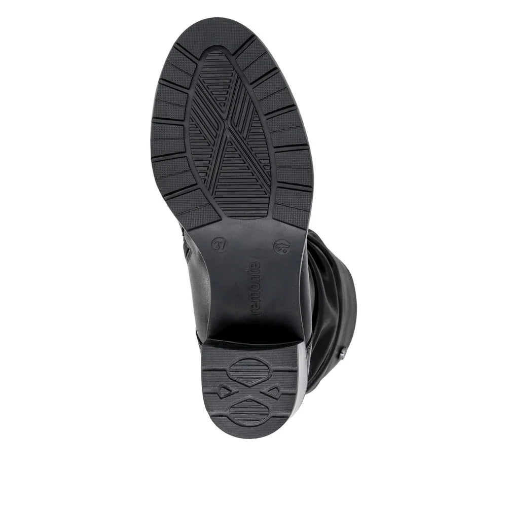 Remote Women's Sontje 79 Mid Heeled Side Zip Boot in Black