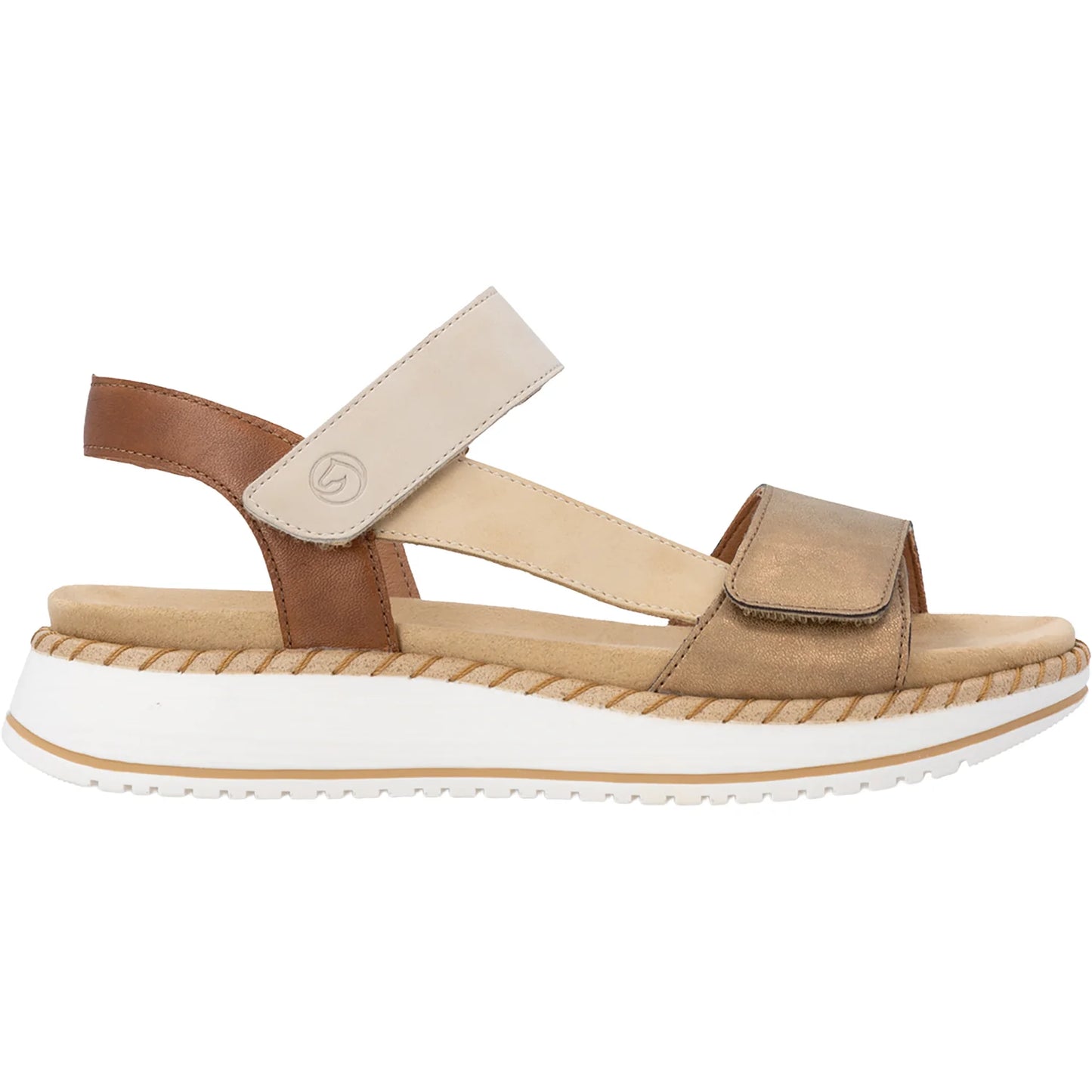 Remote Women's J50 Strap Sandal in Tan Combination