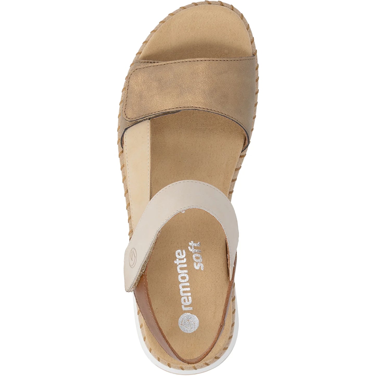 Remote Women's J50 Strap Sandal in Tan Combination
