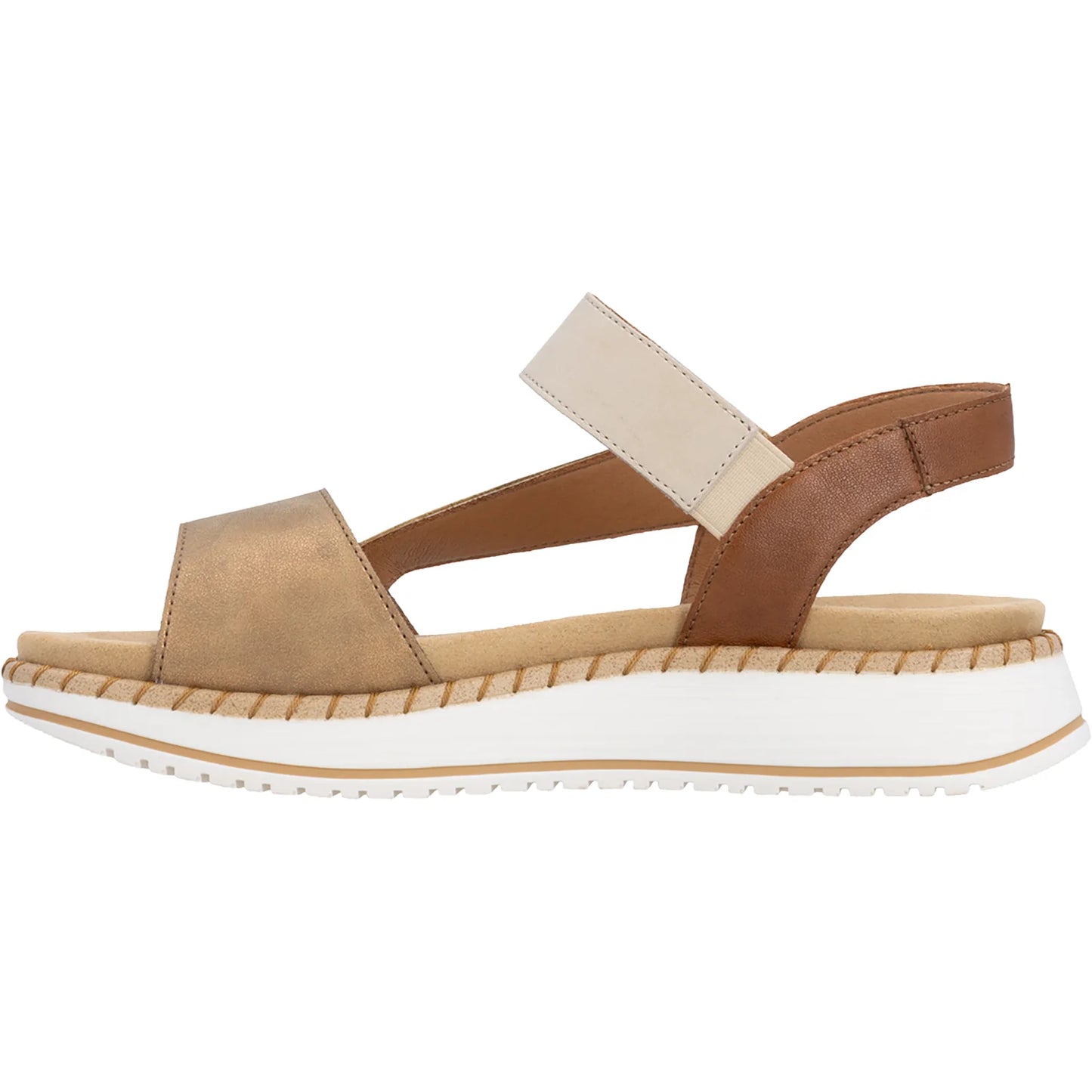 Remote Women's J50 Strap Sandal in Tan Combination