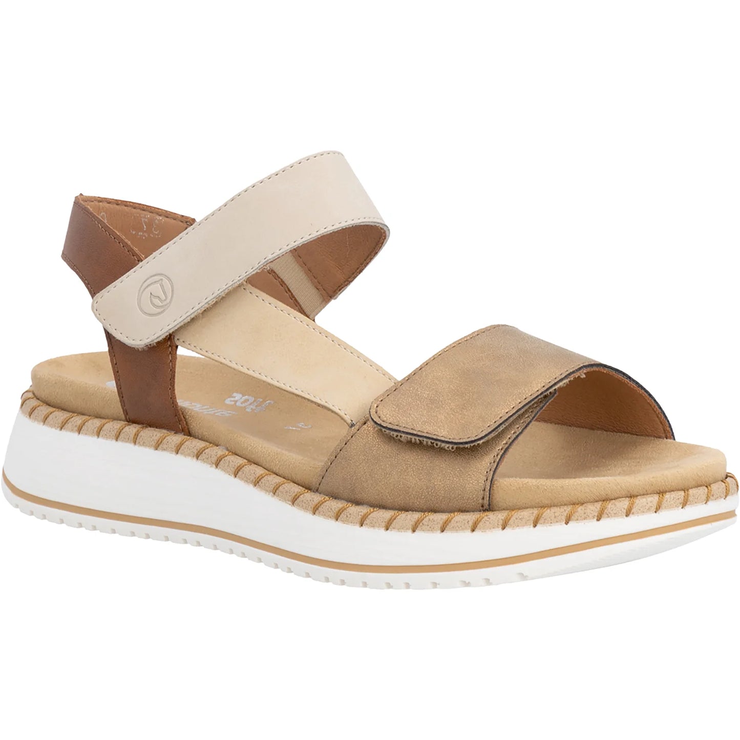 Remote Women's J50 Strap Sandal in Tan Combination