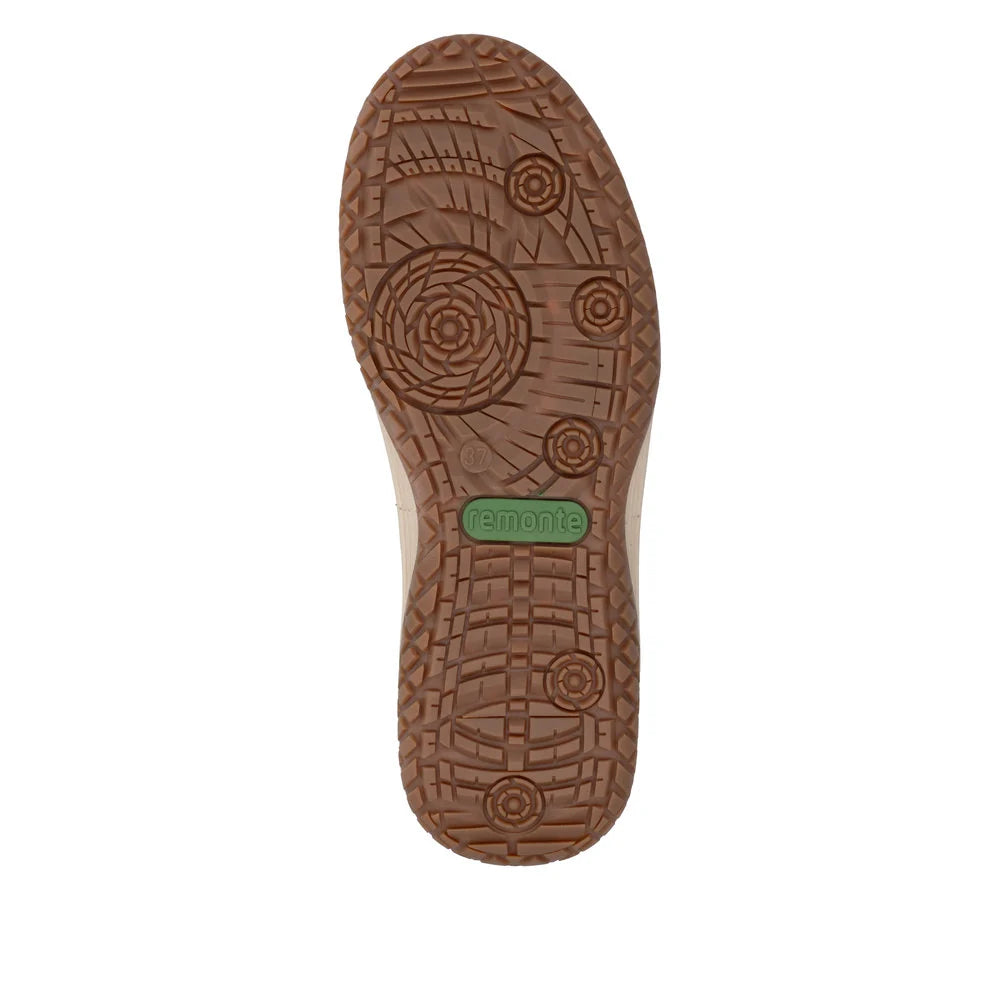 Remote Women's Maditta Q70 Mid Side Zip Waterproof Lace Boot in Bison
