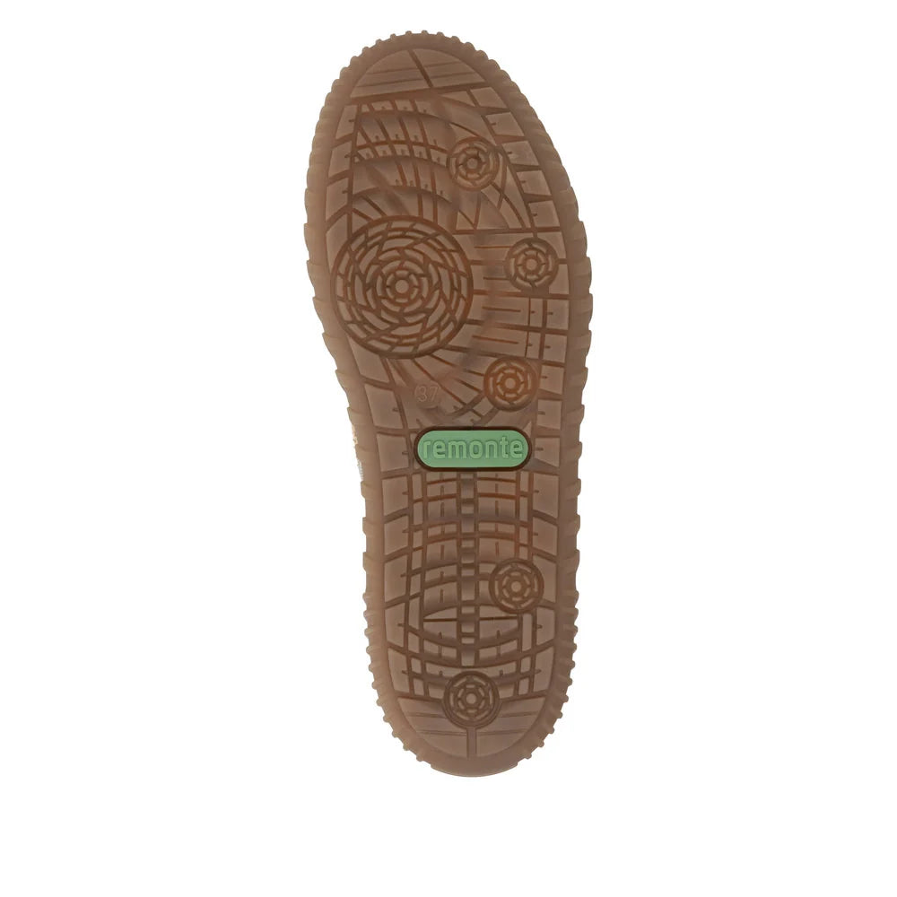 Remote Women's Maditta A70 Waterproof Side Zip Lace Boot in Beige