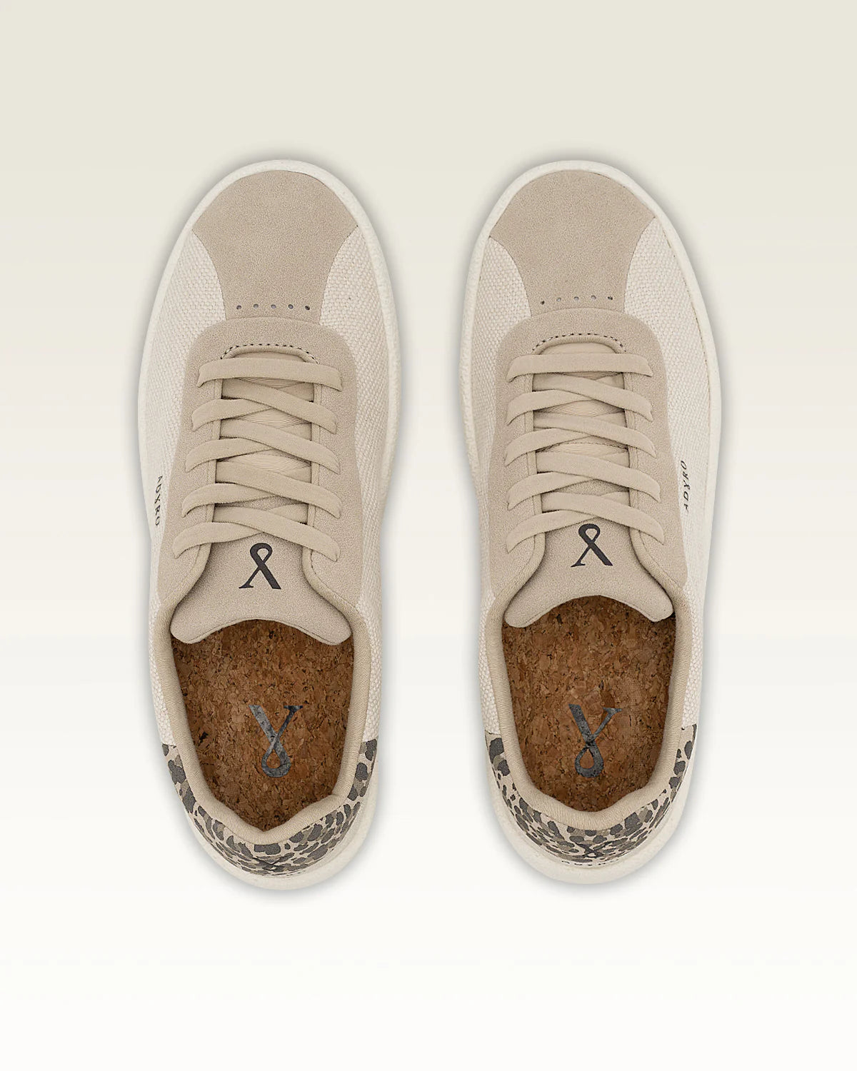Adyro Women's Prima Lace Sneaker in Cheetah Beige