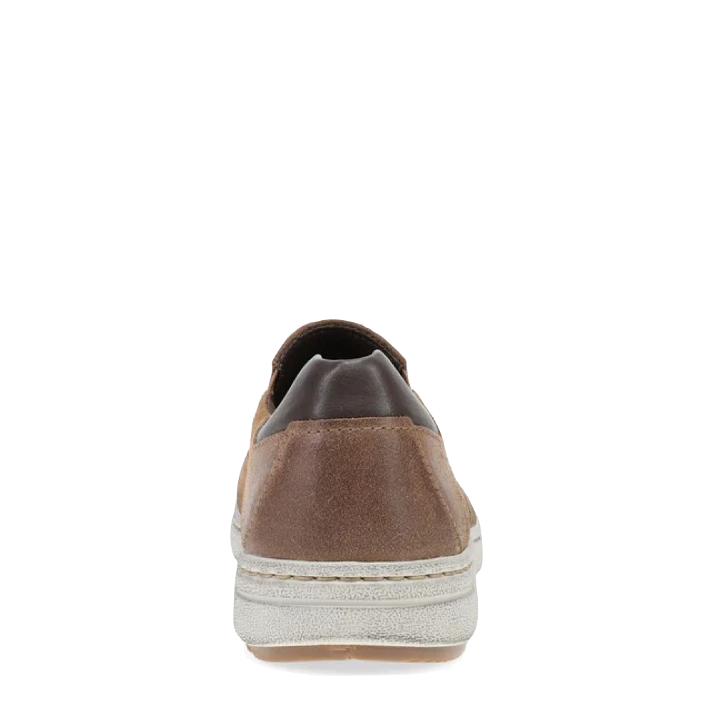 Back view of Dansko Trent Suede Slip On Shoe for men.