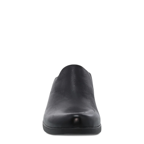 Dansko Women's Carrie Heeled Leather Clog in Black