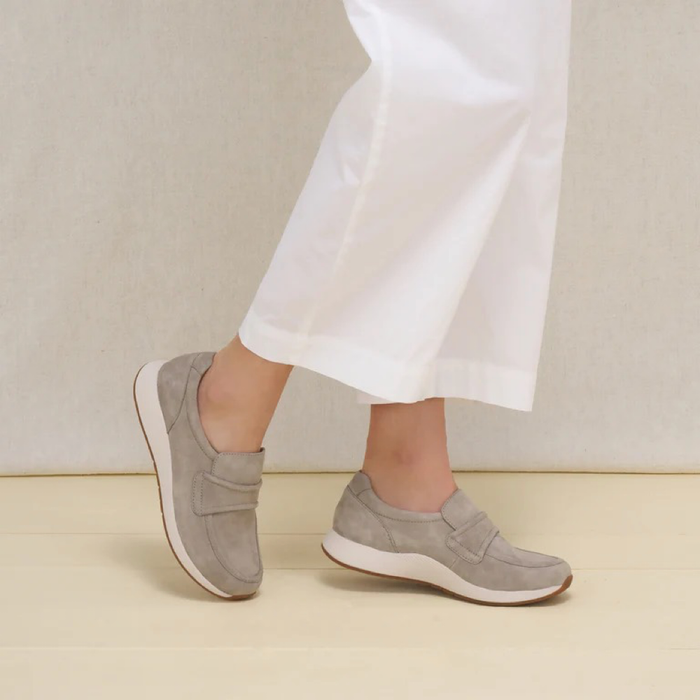 Model view of Dansko Clementine Slip On Sneaker for women.