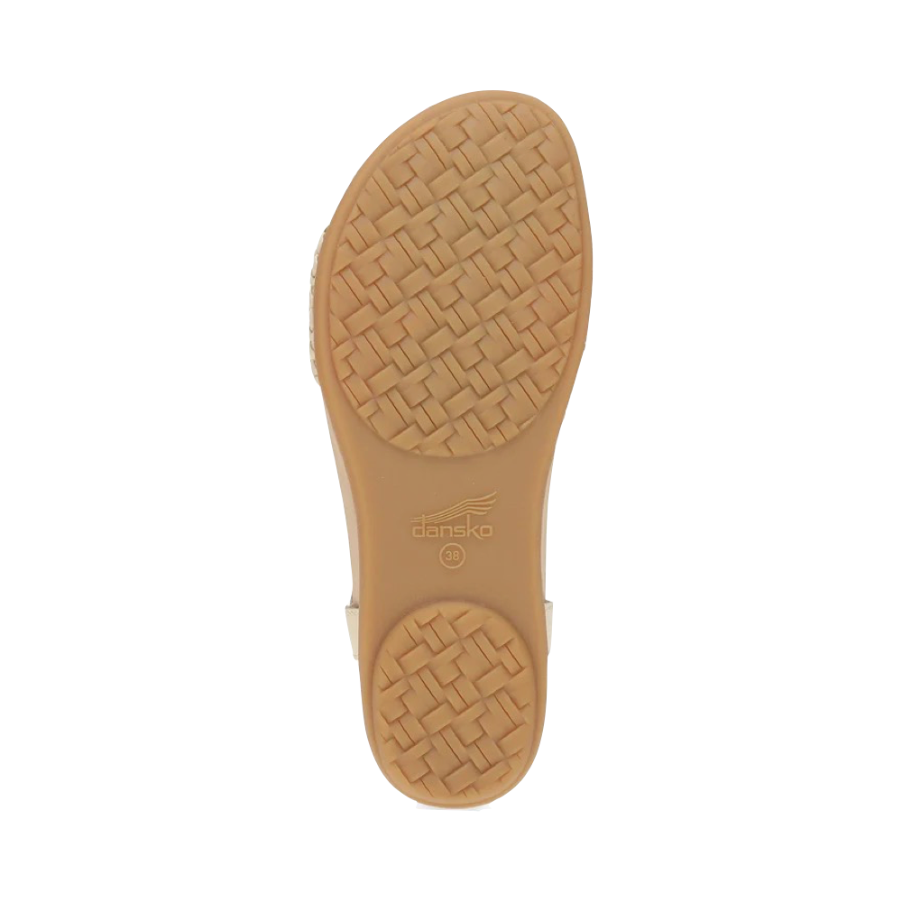 Bottom view of Dansko Jacklyn Strap Sandal for women.