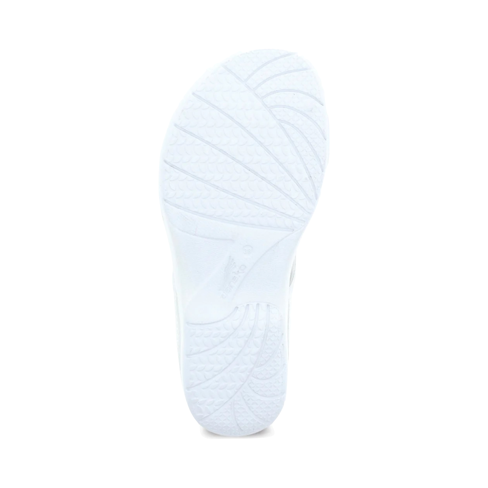 Dansko Women's Krystal EVA Toe Loop Slide Sandal (Pearl White)