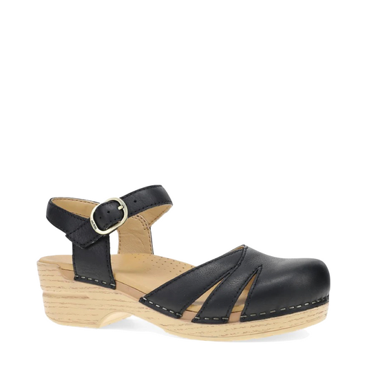 Side (right) view of Dansko Margreta Mary Jane Clog for women.