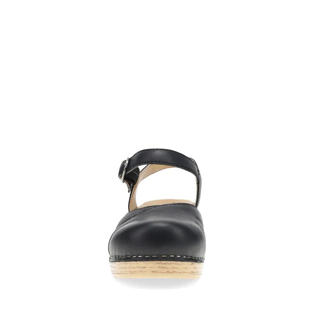 Front view of Dansko Margreta Mary Jane Clog for women.