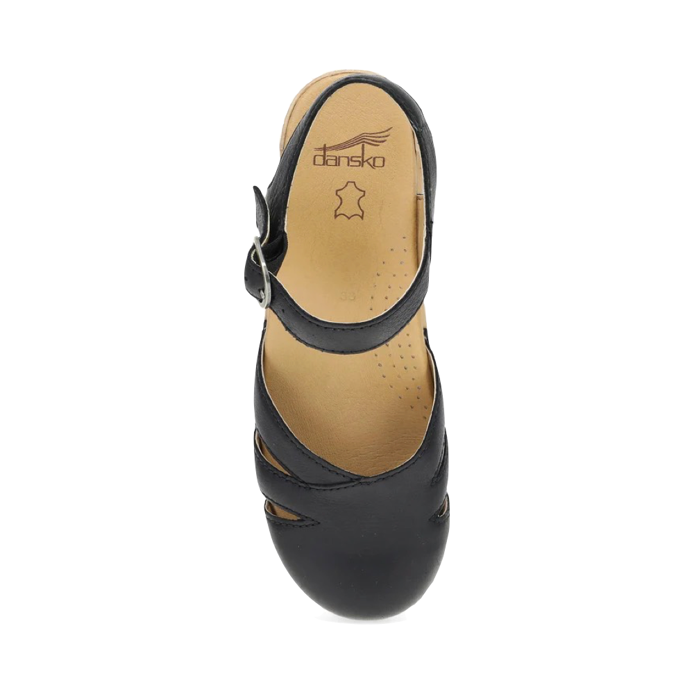 Top-down view of Dansko Margreta Mary Jane Clog for women.