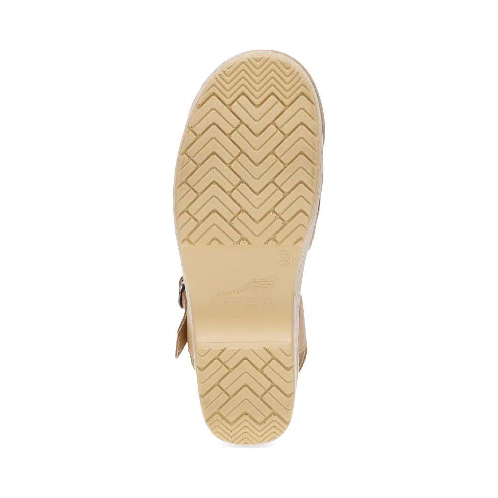 Bottom view of Dansko Margreta Mary Jane Clog for women.