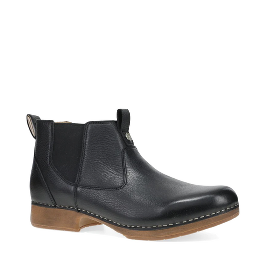 Side (right) view of Dansko Michele Pull On Leather Boot for women.