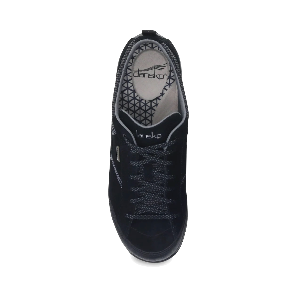 Top-down view of Dansko Paisley Waterproof Lace for women.