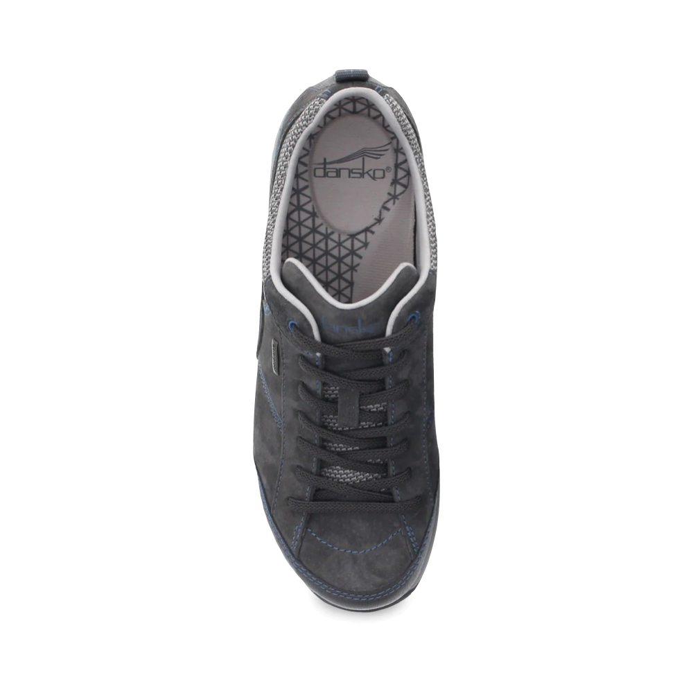 Top-down view of Dansko Paisley Waterproof Lace for women.