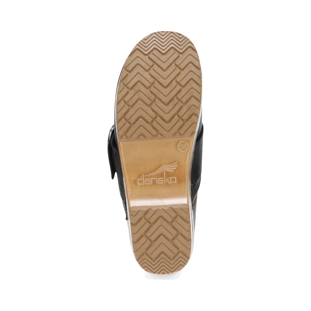 Bottom view of Dansko Pearson Buckle Clog for women.