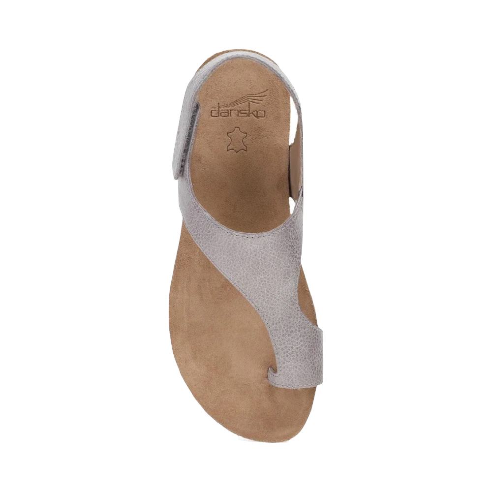 Top-down view of Dansko Reece Thong Sandal for women.