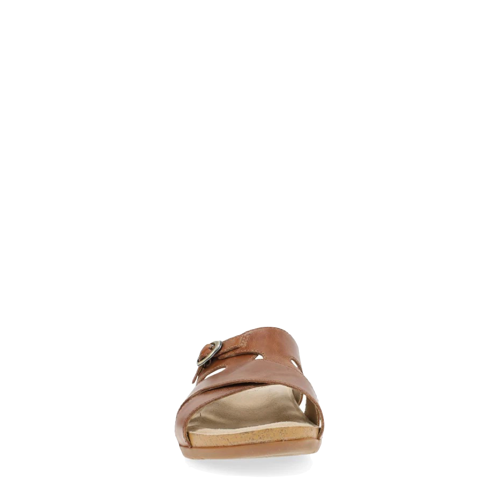 Front view of Dansko Regan Slide Sandal for women.