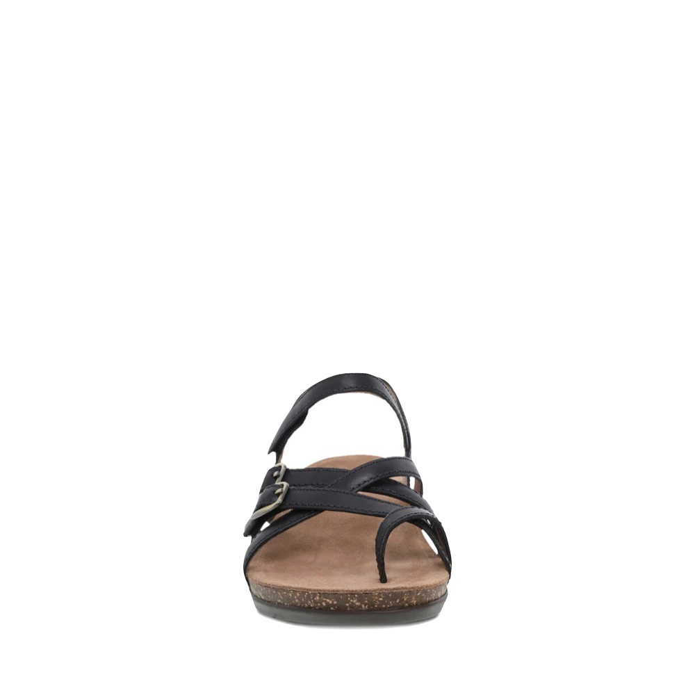 Front view of Dansko Roslyn Strappy Leather Sandal for women.