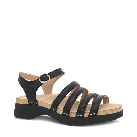 Side (right) view of Dansko Roxie Strap Sandal for women.