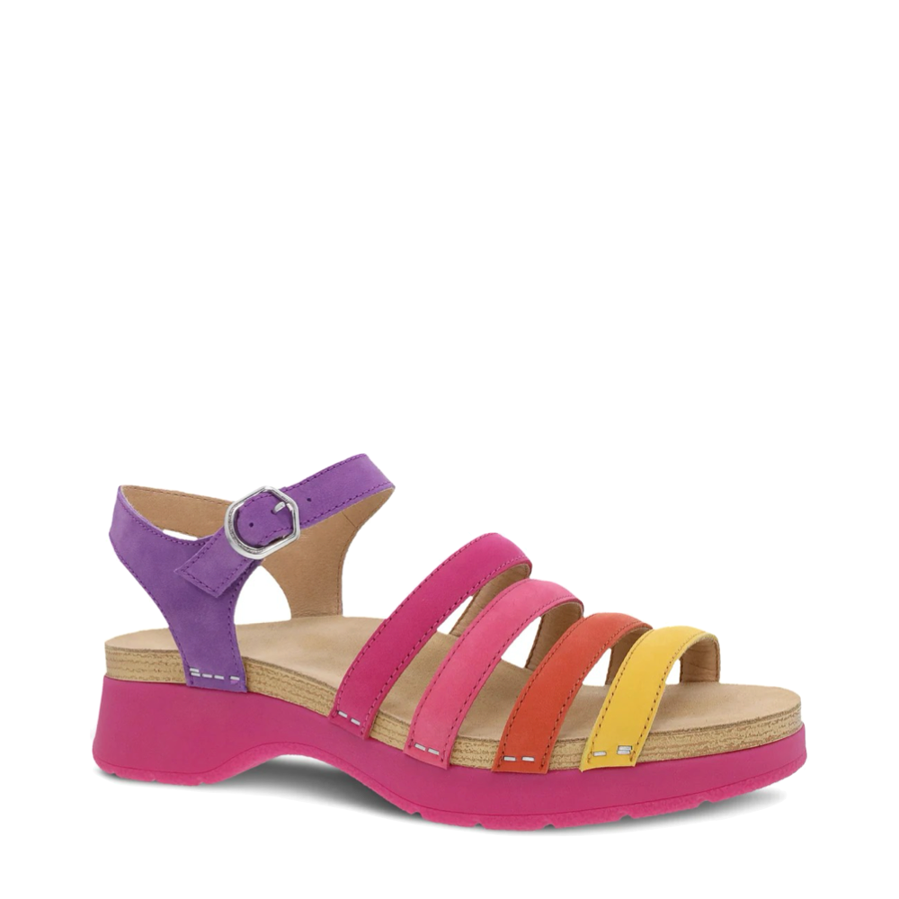 Side (right) view of Dansko Roxie Strap Sandal for women.