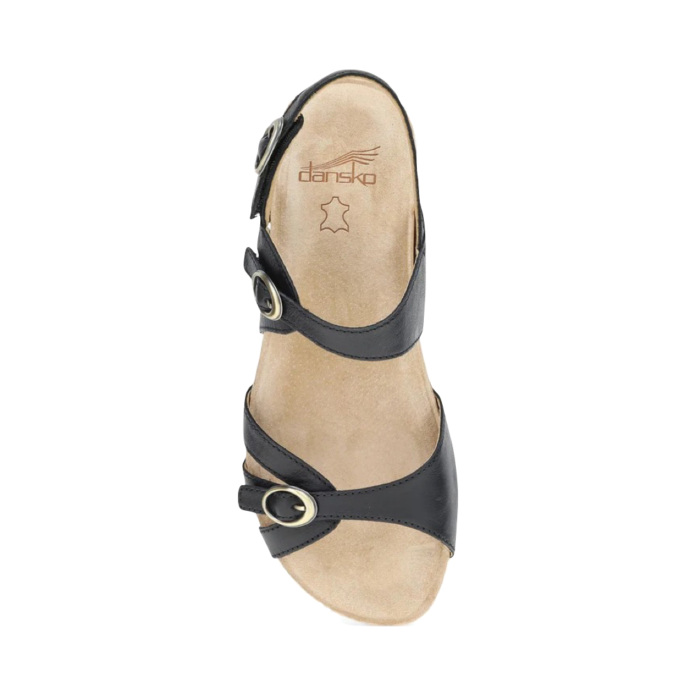 Top-down view of Dansko Ruthie Sandal for women.