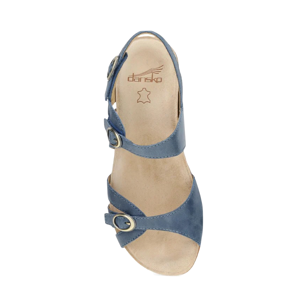 Top-down view of Dansko Ruthie Sandal for women.
