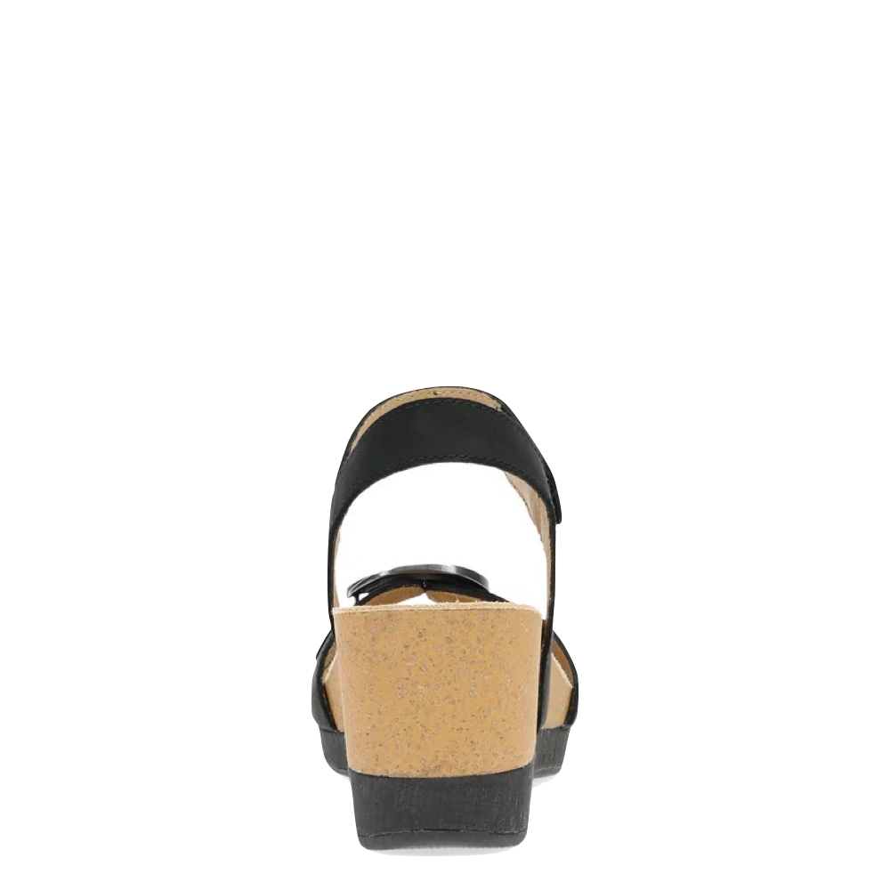 Back view of Dansko Stella Wedge Sandal for women.
