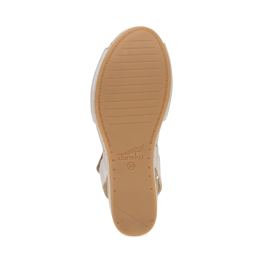 Bottom view of Dansko Stella Wedge Sandal for women.