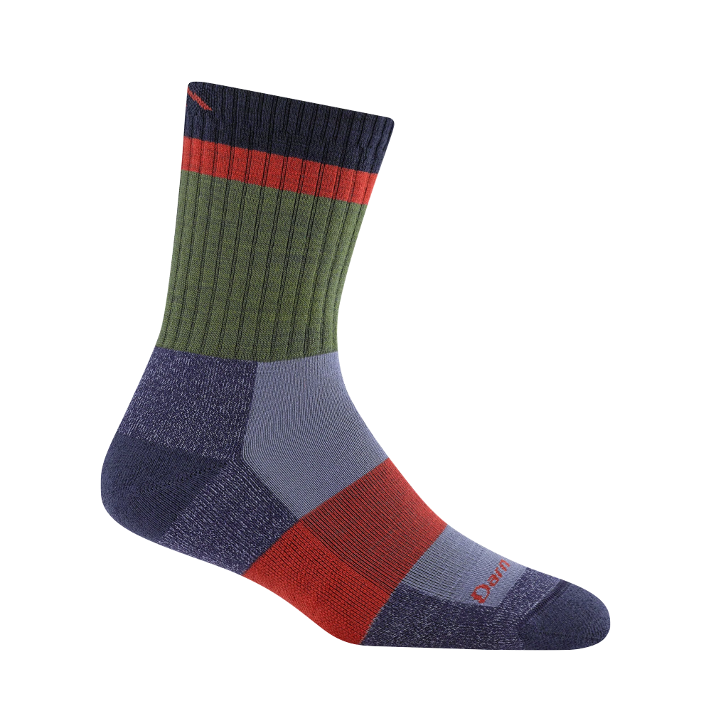 Side (right) view of Darn Tough Heady Betty Micro Crew Lightweight Hiking Socks.