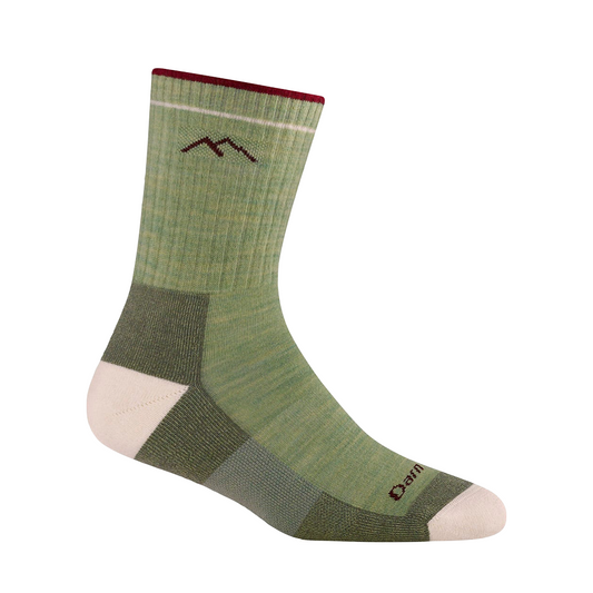 Side (right) view of Darn Tough Hiker Micro Crew Midnight Hiking Socks.