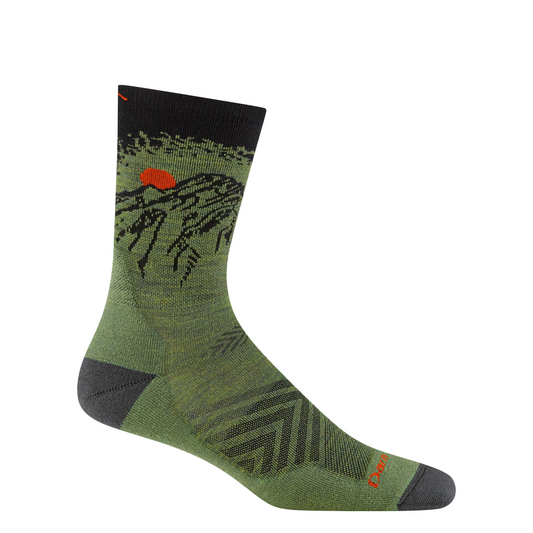 Side (right) view of Darn Tough Vert Micro Crew Ultra Lightweight Running Sock for men.