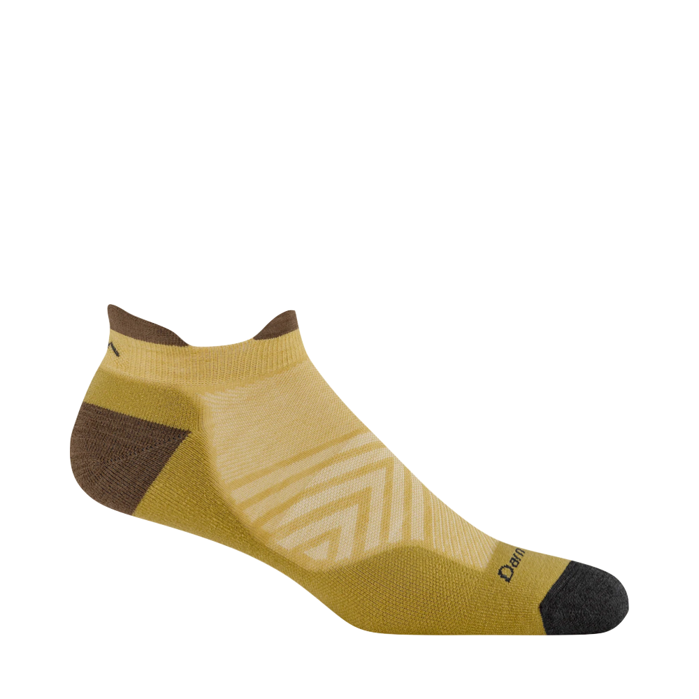 Side (right) view of Darn Tough Run No Show Tab Ultra Lightweight Running Sock.
