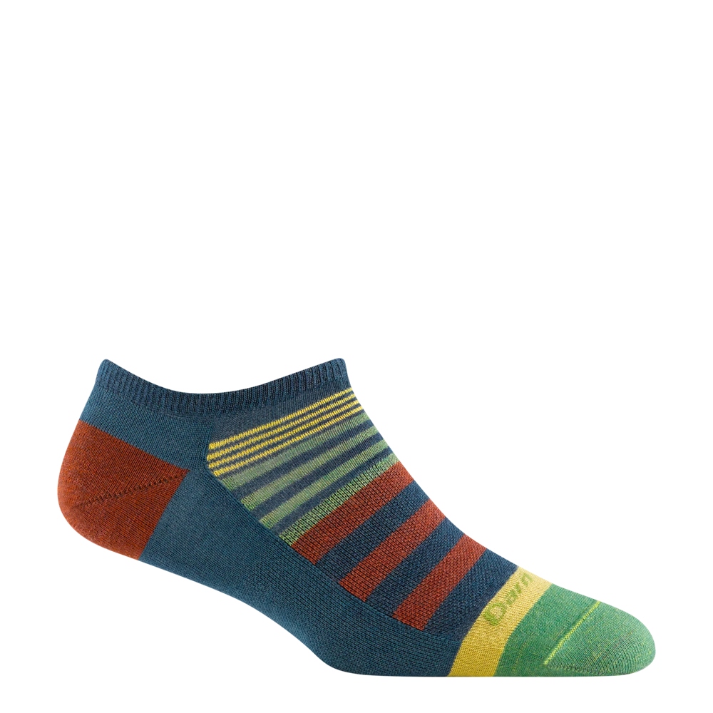 Side (right) view of Darn Tough Beachcomber No Show Lightweight Lifestyle sock for women.
