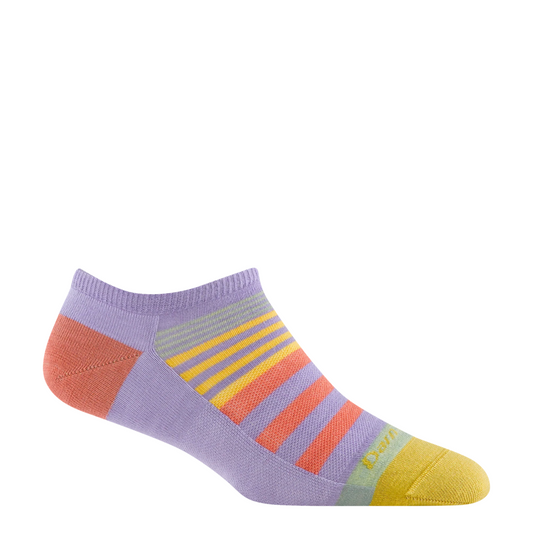 Side (right) view of Darn Tough Beachcomber No Show Lightweight Lifestyle sock for women.