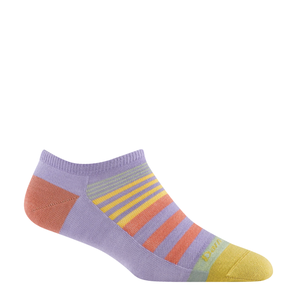 Side (right) view of Darn Tough Beachcomber No Show Lightweight Lifestyle sock for women.